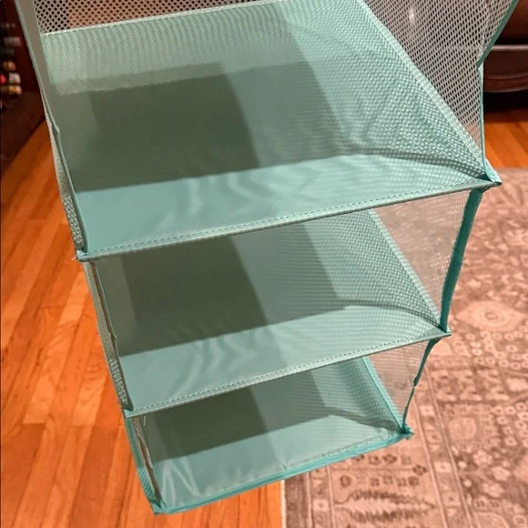 Teal Hanging Organizer for handbags/shoes/scarves/sweaters - Picture 5 of 15